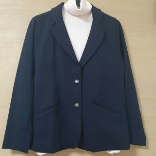 ザラ(ZARA)の【美品/新品】140cm女の子 紺ジャケットとタートルネック/ZARAgirls(ジャケット/上着)