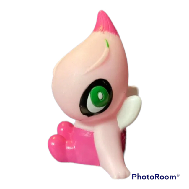 ポケモン(ポケモン)のセレビィ 指人形 エンタメ/ホビーのおもちゃ/ぬいぐるみ(キャラクターグッズ)の商品写真