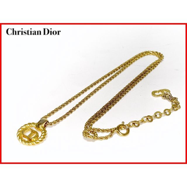 アクセサリーChristian Dior クリスチャンディオール ネックレス ロゴ  2.1