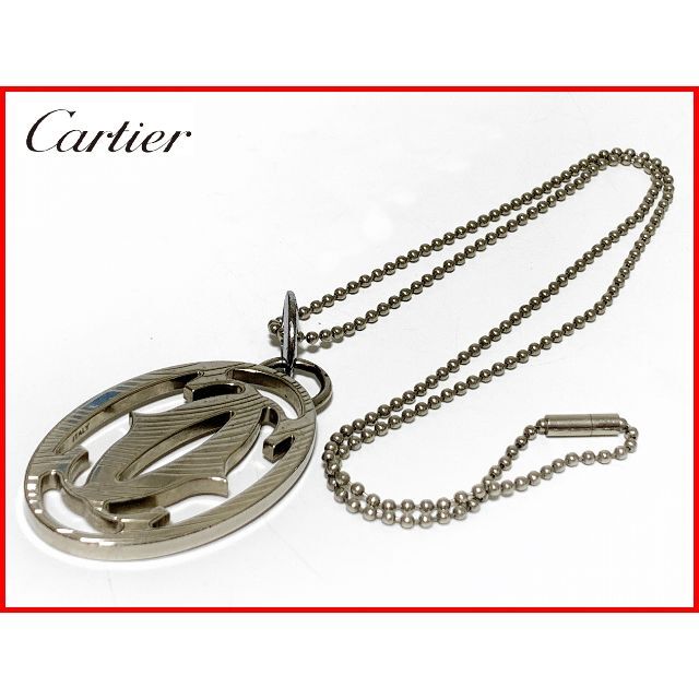 Cartier カルティエ ネックレス ロゴ シルバー 2.13