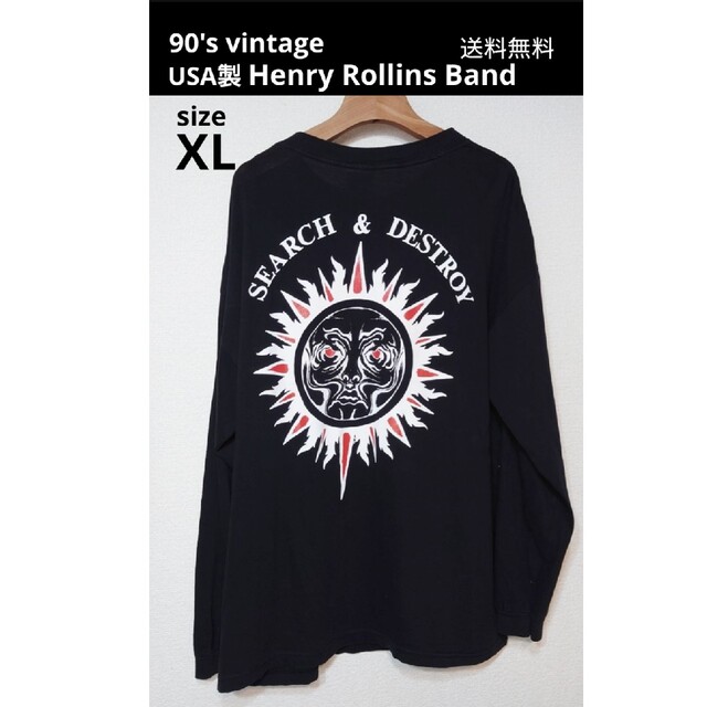 90's Henry Rollins Band ロリンズバンド ロンT XL 【T-ポイント5倍 ...