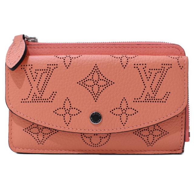 【☆未使用品☆】【箱・布袋あり】LOUIS VUITTON　ポルト カルト･レクト ヴェルソ　M81288　マヒナ　Tropical Coral　コーラル　日本限定　コインケース　小銭入れ　キーケース　レディース　シンプル　ギフト　プレゼント包装可　【中古】　松前R56号店