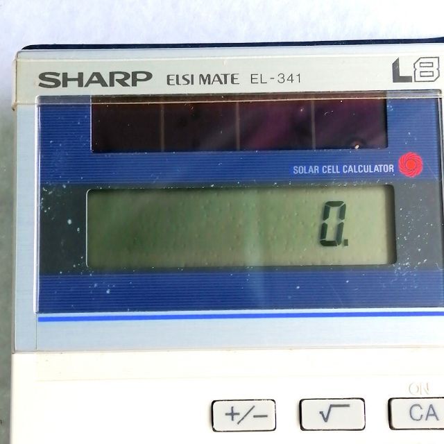 SHARP(シャープ)のシャープ SHARP 電卓 エルシーメイト EL-341 インテリア/住まい/日用品のオフィス用品(オフィス用品一般)の商品写真
