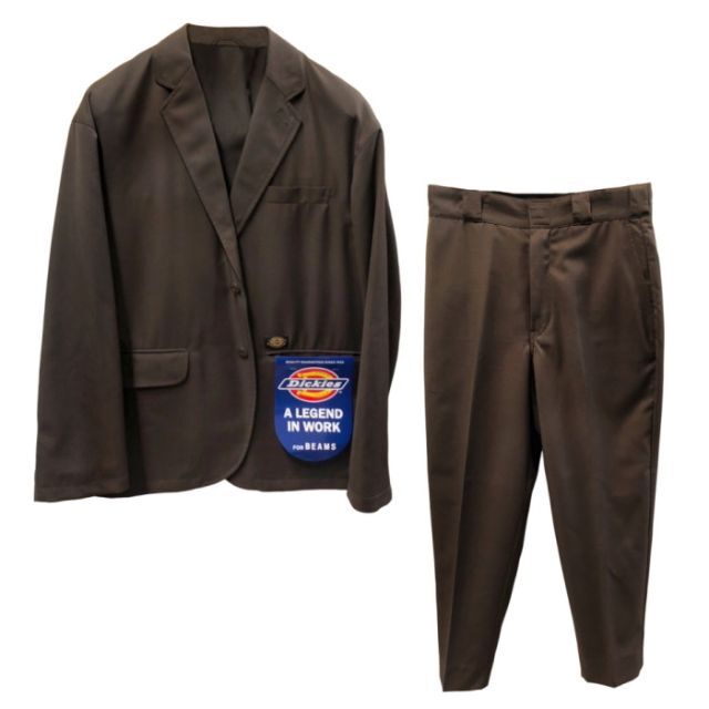 大人気新作  Dickies - Dickies TRIPSTER スーツ L Brown Up Set Suit セットアップ