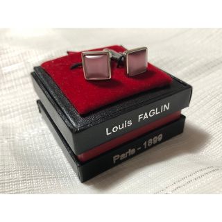 Louis FAGLIN - ※使用少極美品※ ルイファグラン　カフス　レッド系