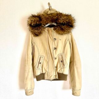 お値下げ　アバクロンビー\u0026フィッチ　ファー　ジャケット　パーカ　美品