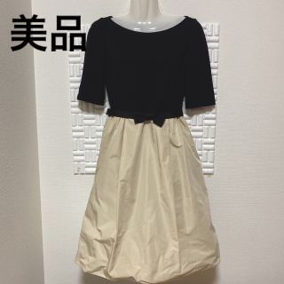 トゥービーシック(TO BE CHIC)の美品　TO BE CHIC トゥービーシック ワンピース  40(ひざ丈ワンピース)