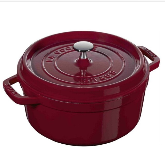 STAUB(ストウブ)の【新品・未使用】ストウブ ピコ・ココット ラウンド 20cm インテリア/住まい/日用品のキッチン/食器(鍋/フライパン)の商品写真