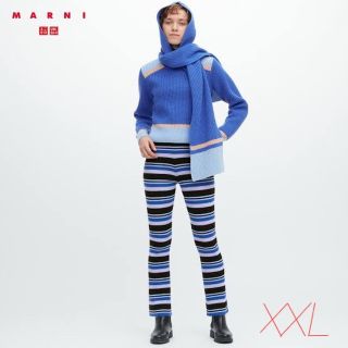 ユニクロ(UNIQLO)のsale!新品タグ付☆UNIQLO ×MARUNI☆メリノブレンドパンツ丈標準(カジュアルパンツ)