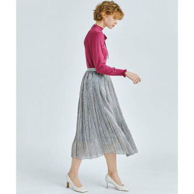 LANVIN en Bleu - ランバンオンブルー ワッシャーサテンプリーツ
