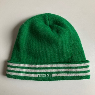 アディダス(adidas)の'90ss〜'00s adidas knit cap / green 希少(キャップ)
