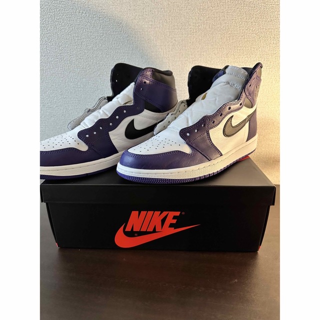 NIKE(ナイキ)のair jordan 1 retro high og court purple メンズの靴/シューズ(スニーカー)の商品写真