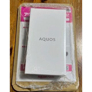 AQUOS sense6s SHARP SH-RM19s ブラック　新品未開封(スマートフォン本体)