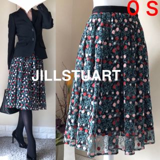 美品！JILLSTUART ジルスチュアート　定価3万円　刺繍　スカート　0 S