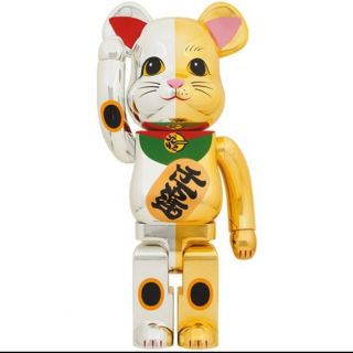 ベアブリック(BE@RBRICK)のBE@RBRICK 招き猫 開運 銀×千万両 金 1000％(その他)