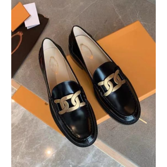 TOD'S ケイト レザー ローファー 23.5cm 完璧 14700円引き www.gold