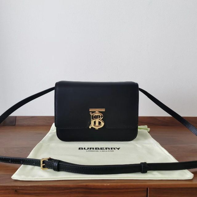 日本最級 バーバリー BURBERRY スモールレザーバッグ BAG TB
