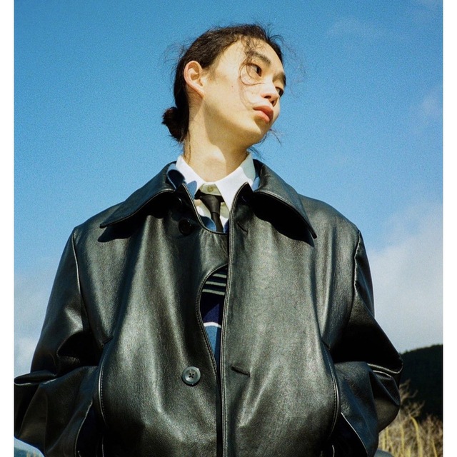 ACNE - 【our's】001 LEATHER SHORT JACKET