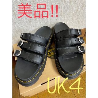 ドクターマーチン(Dr.Martens)の美品!!Dr.Martens ドクターマーチン 厚底 サンダル 3本ベルト(サンダル)