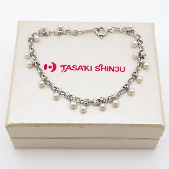 TASAKI(タサキ)の《一点物》TASAKI ブレスレット パール シルバー チェーン シルバー925 レディースのアクセサリー(ブレスレット/バングル)の商品写真