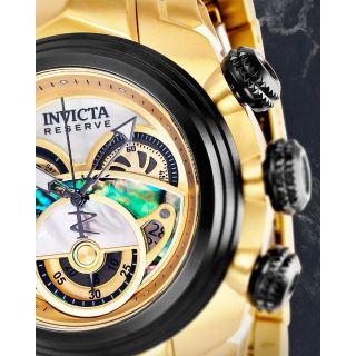 インビクタ(INVICTA)のInvicta★Reserve S1★クロノグラフ★１８Kｐｄブレス(腕時計(アナログ))