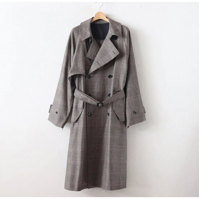 stein  19AW LAY OVERSIZED OVERRAP COAT