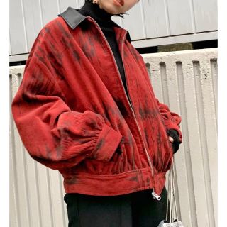 WHO'S WHO gallery ワッペンリバーシブルボアジャケット ブラック