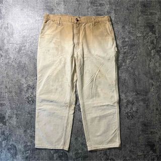 カーハート(carhartt)の【carhart】希少　vintage チノパン　タイダイ　古着　ビッグサイズ(チノパン)