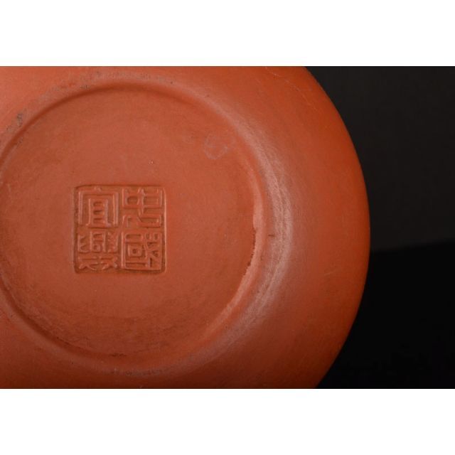 中国 中国宣興銘 紫砂 朱泥 急須 茶壷 C R5444Eの通販 by 中国 中国宣興銘 紫砂 朱泥 急須 茶壷 C R5444Eの通販 by