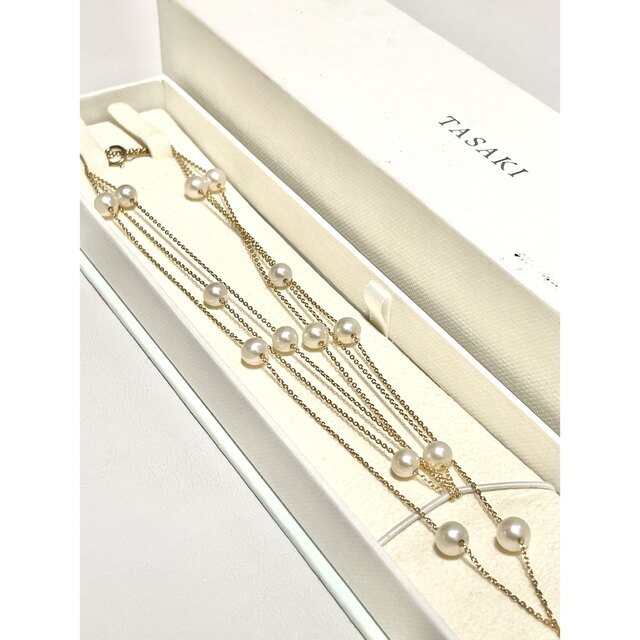 人気スポー新作 TASAKI - TASAKI ロングパールネックレス あこや真珠
