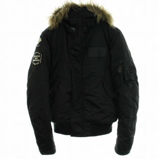 ヒステリックグラマー(HYSTERIC GLAMOUR)のHYSTERIC GLAMOUR PRIMALOFT N-2B M 黒 ブラック(ブルゾン)