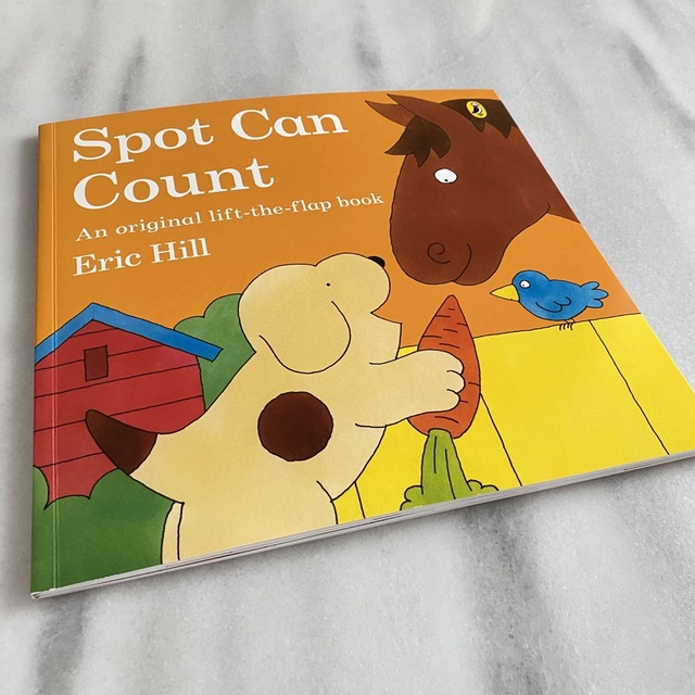 spot 絵本　英語　can count スポット　仕掛け絵本　英語知育絵本 エンタメ/ホビーの本(絵本/児童書)の商品写真