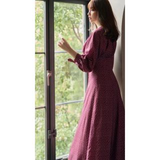 ハーリップトゥ(Her lip to)のLyon Polka-Dot Long Dress(ロングワンピース/マキシワンピース)