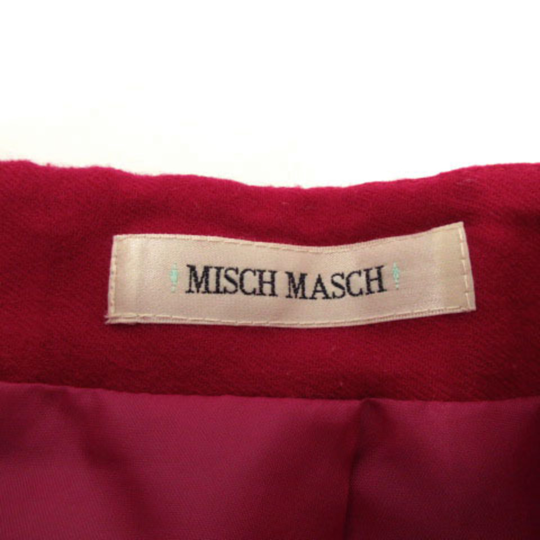 MISCH MASCH(ミッシュマッシュ)のミッシュマッシュ スカート フレア ミディ丈 リボンベルト ウール混 ピンク M レディースのスカート(ひざ丈スカート)の商品写真