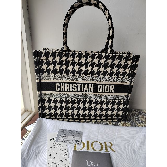 極美品 Dior ブックトート 千鳥