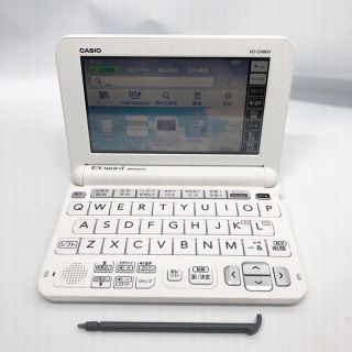 カシオ(CASIO)のカシオ 電子辞書 エクスワード 実践英語モデル XD-G9800WE ホワイト(電子ブックリーダー)