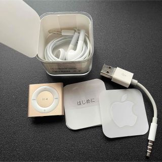 アイポッド(iPod)のiPod shuffle 第四世代　ゴールド(ポータブルプレーヤー)