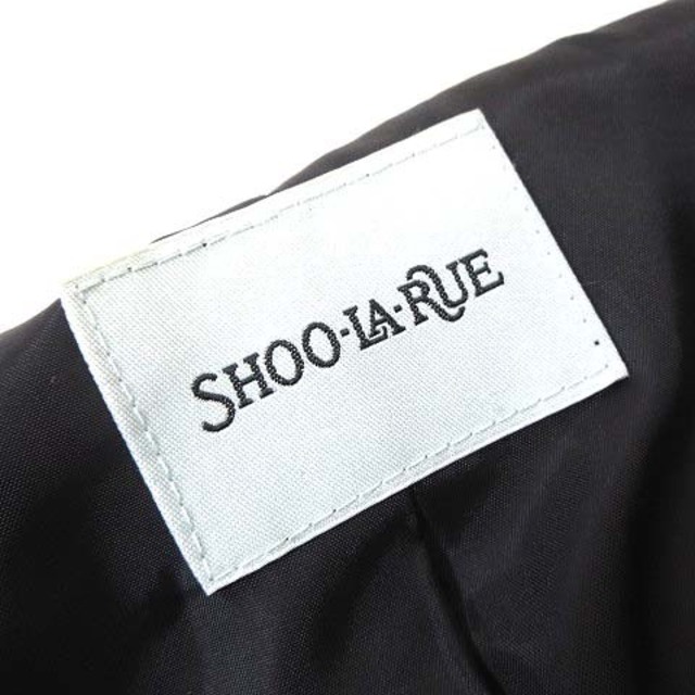 SHOO・LA・RUE(シューラルー)のシューラルー コート ジャケット ツイード ブークレー ウールM 黒 グレー 白 レディースのジャケット/アウター(その他)の商品写真