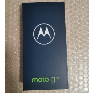 アンドロイド(ANDROID)のMOTOROLA スマートフォン moto g32 ミネラルグレイ PAUV00(スマートフォン本体)