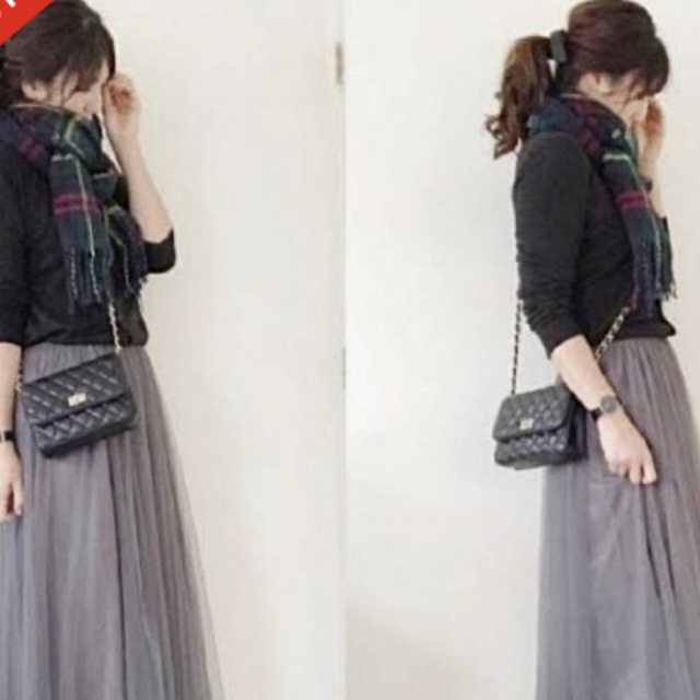 GU(ジーユー)のGU チュールスカート レディースのスカート(ロングスカート)の商品写真
