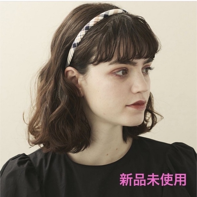 新品未使用品】アレクサンドルドゥパリ カチューシャ チェック | www