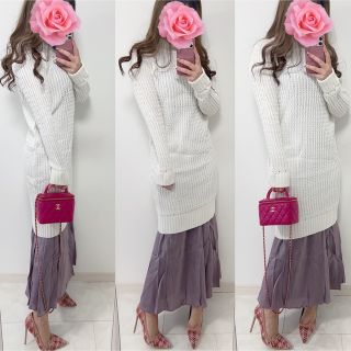 VICKY ビッキー セットアップ ニット&フェイクスエードプリーツスカ