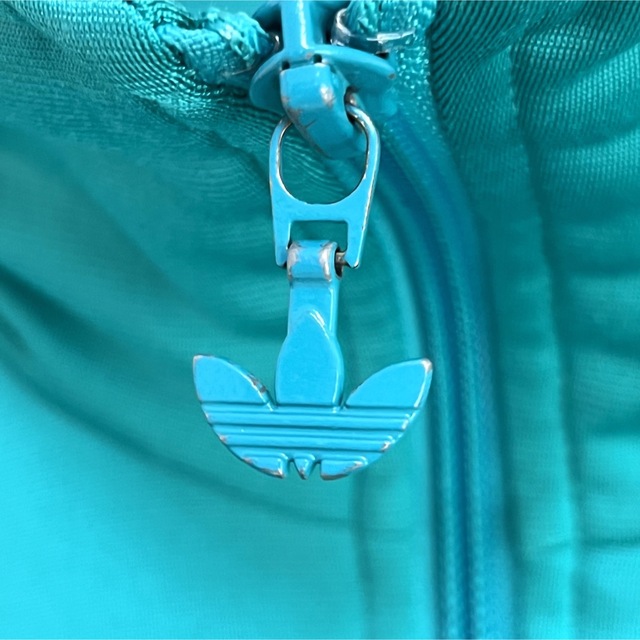 adidas アディダス トラックジャージ グリーン 背面でかロゴ M 90s