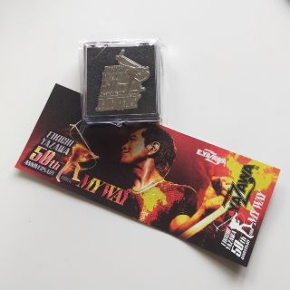 ヤザワコーポレーション(Yazawa)の矢沢永吉【激レア】ピンバッジ　50周年(ミュージシャン)