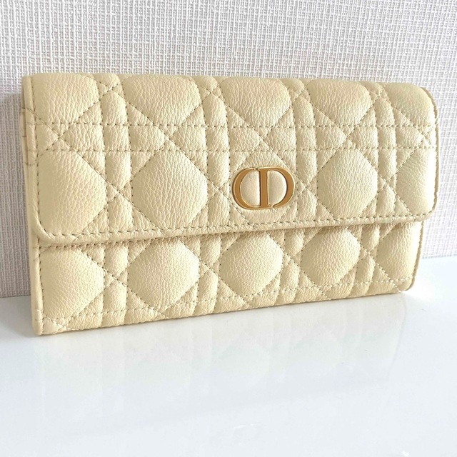 ✨極美品✨　Christian Dior 長財布　レディディオール　カナージュ