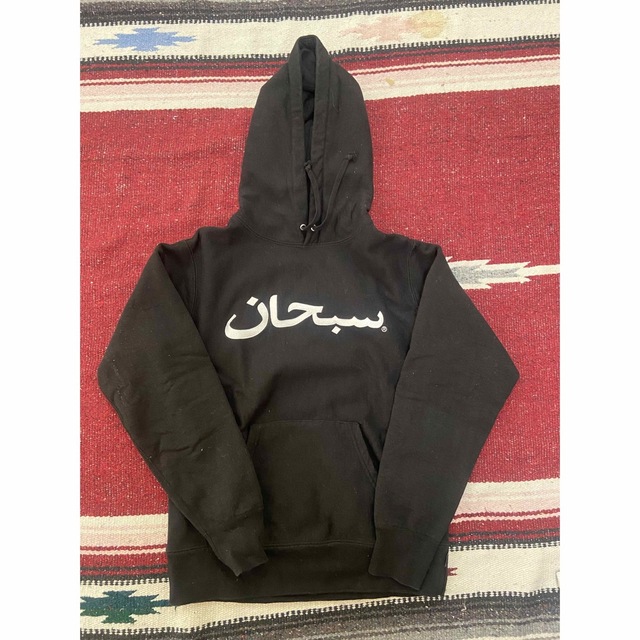 パーカーSupreme Arabic logo sweatパーカー ブラックS