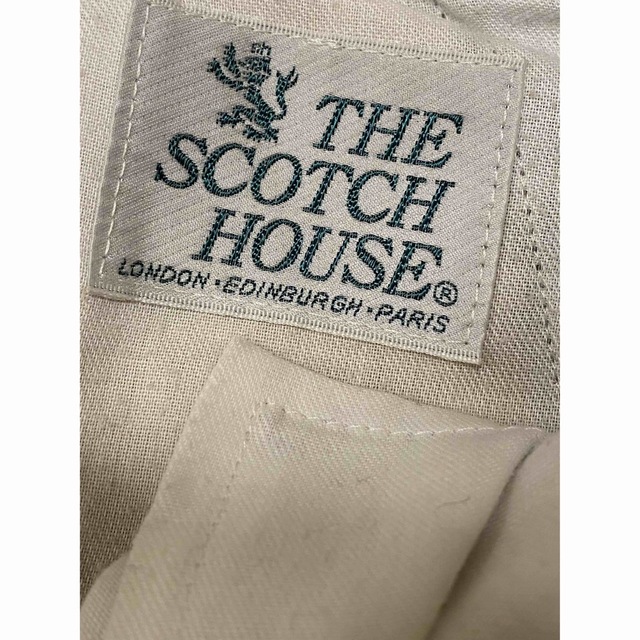 THE SCOTCH HOUSE(ザスコッチハウス)のザスコッチハウス　チェック柄　テーパードパンツ　グレー　スラックス メンズのパンツ(スラックス)の商品写真