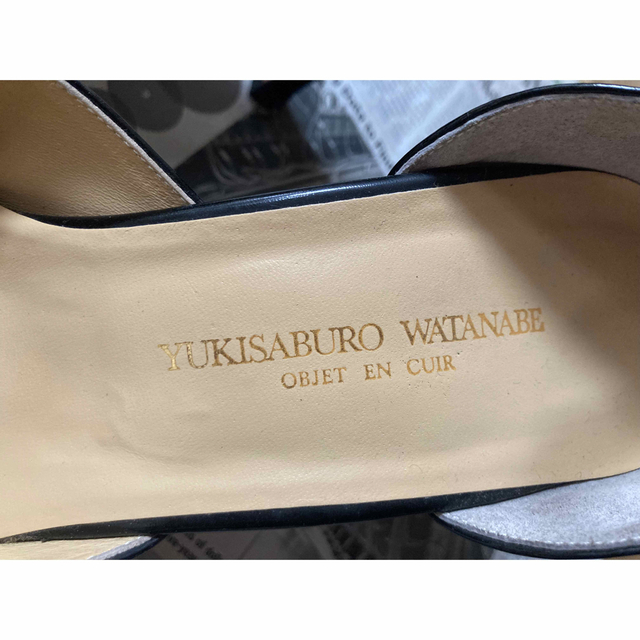 着用少美品　YUKISABURO WATANABE エナメルパルプス レディースの靴/シューズ(ハイヒール/パンプス)の商品写真
