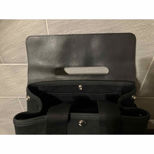エルメス HERMES ヴァルパライソPM レザー×キャンバス 黒 | www