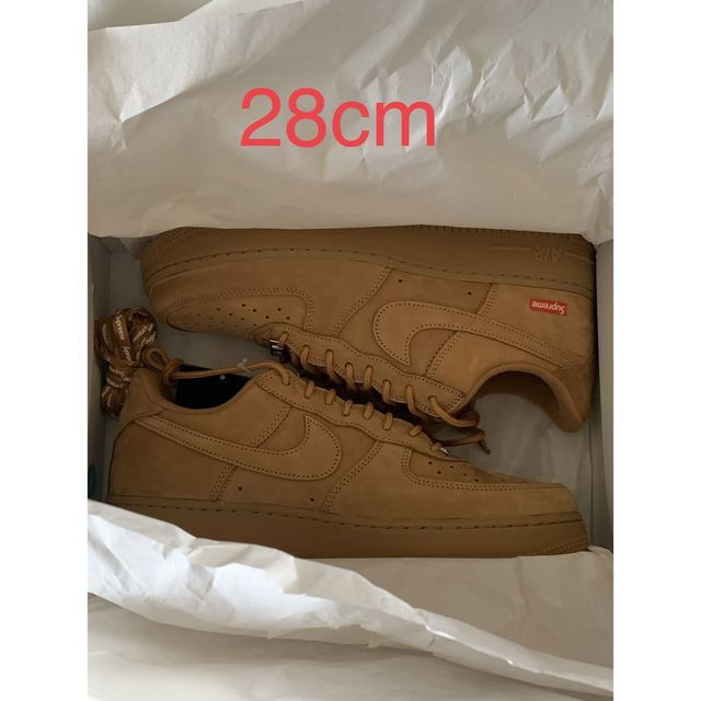 Supreme Nike Air Force 1 Low Wheat 28 - スニーカー